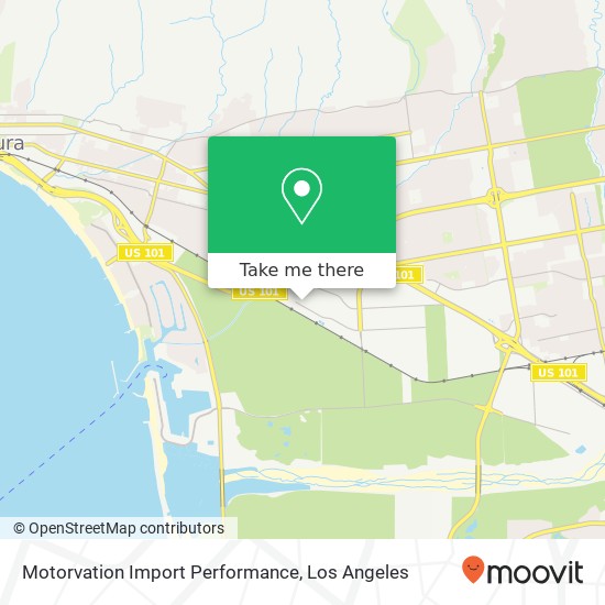 Mapa de Motorvation Import Performance