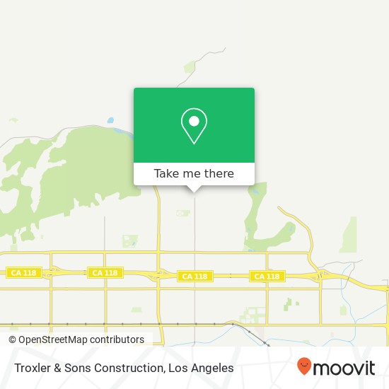 Troxler & Sons Construction map