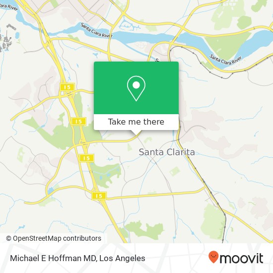 Michael E Hoffman MD map