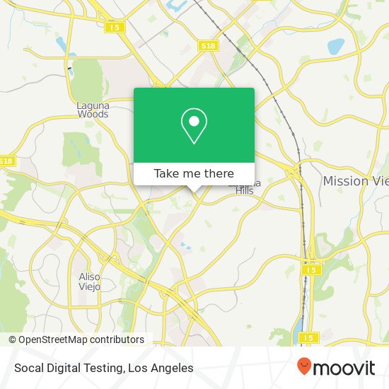 Socal Digital Testing map