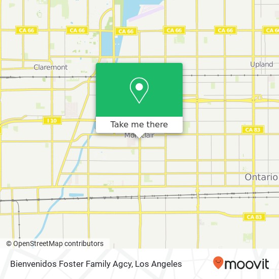 Mapa de Bienvenidos Foster Family Agcy