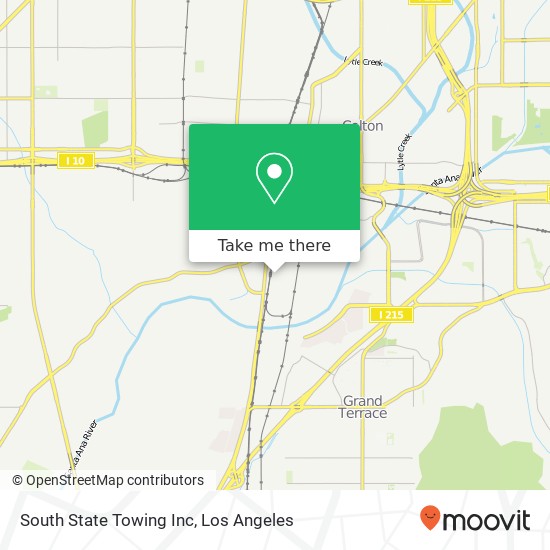 South State Towing Inc map