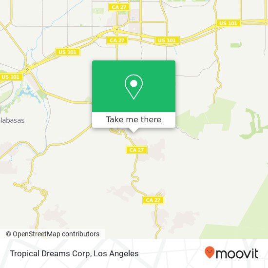 Tropical Dreams Corp map