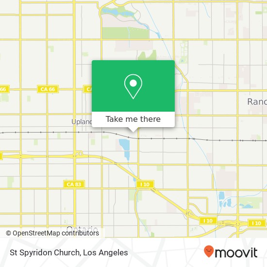 St Spyridon Church map