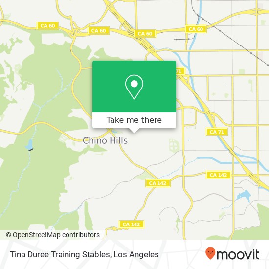 Mapa de Tina Duree Training Stables