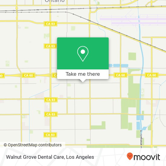 Mapa de Walnut Grove Dental Care