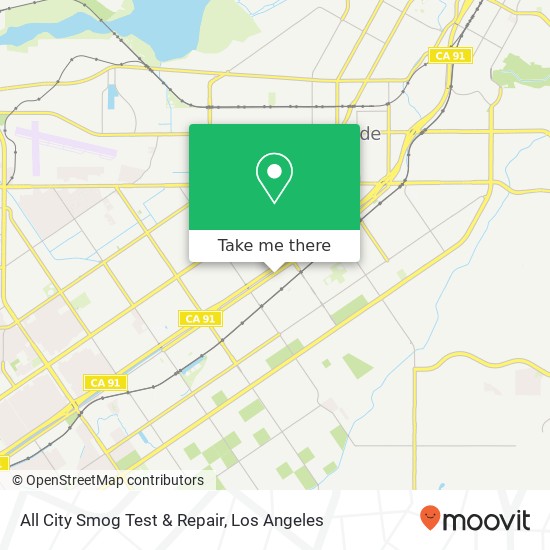 Mapa de All City Smog Test & Repair