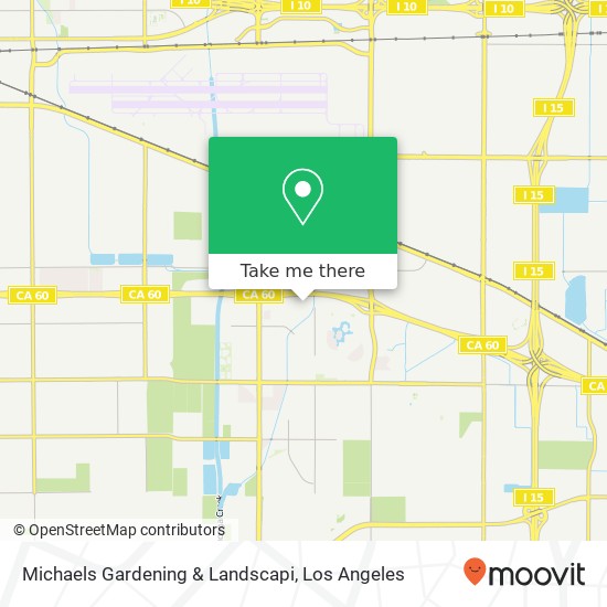 Michaels Gardening & Landscapi map