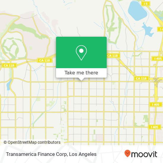 Mapa de Transamerica Finance Corp