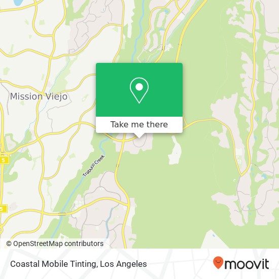 Coastal Mobile Tinting map