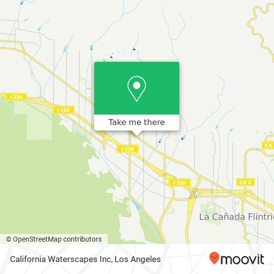 California Waterscapes Inc map