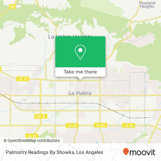 Mapa de Palmistry Readings By Showka