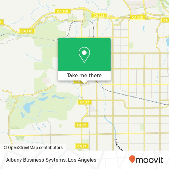 Albany Business Systems map