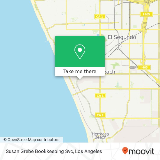 Susan Grebe Bookkeeping Svc map