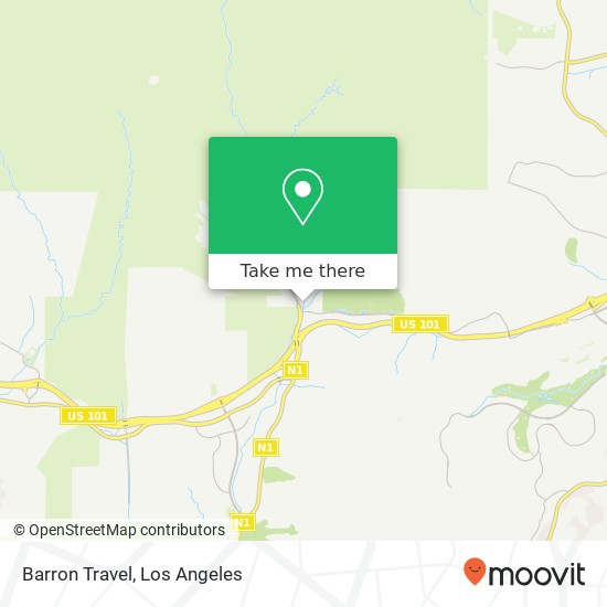 Barron Travel map