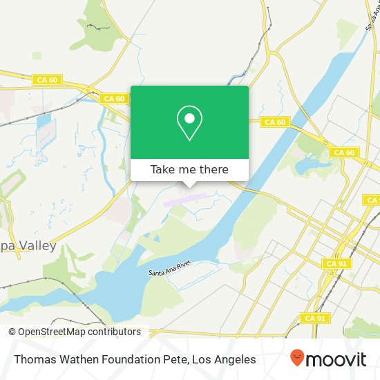 Mapa de Thomas Wathen Foundation Pete