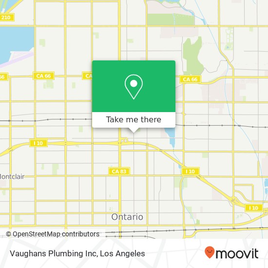 Mapa de Vaughans Plumbing Inc