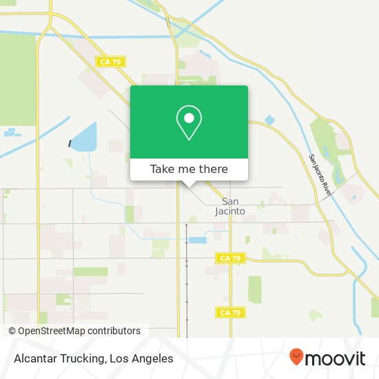 Alcantar Trucking map