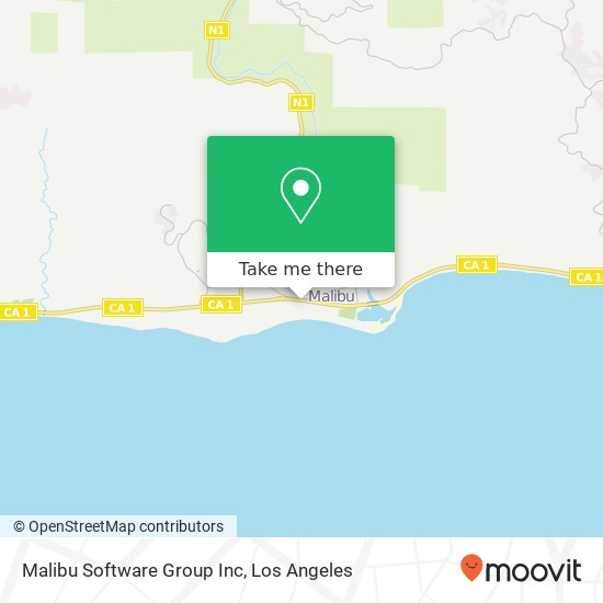 Mapa de Malibu Software Group Inc