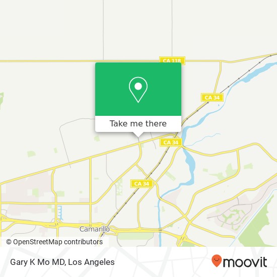Gary K Mo MD map