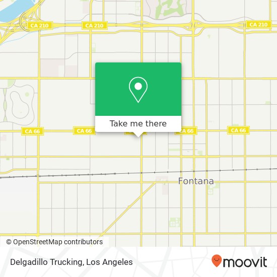 Delgadillo Trucking map