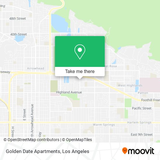 Golden Date Apartments map