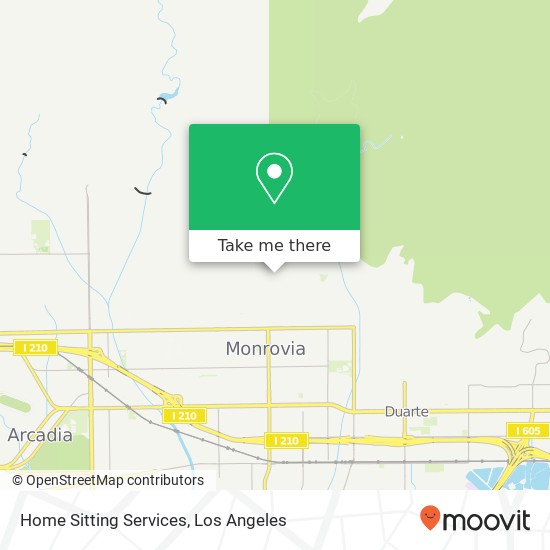 Home Sitting Services map