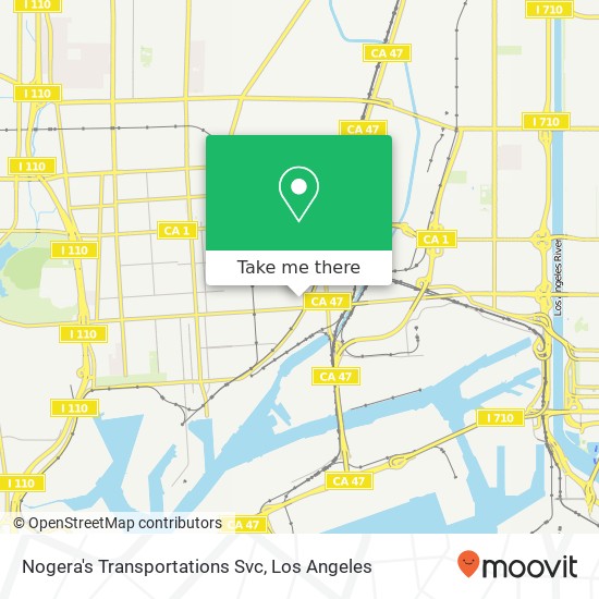 Nogera's Transportations Svc map