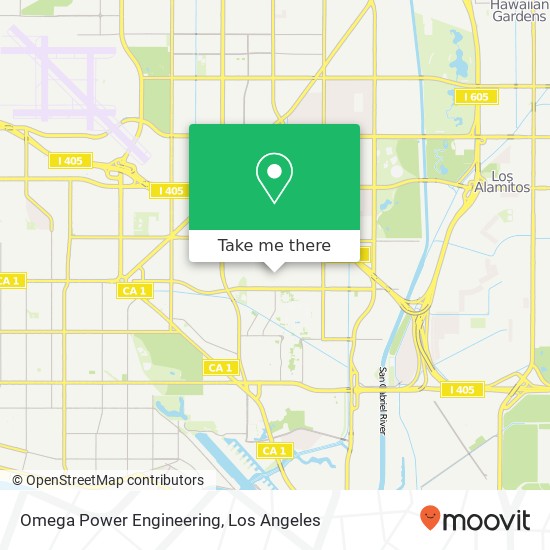 Omega Power Engineering map