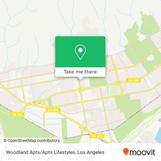 Woodland Apts/Apts Lifestyles map