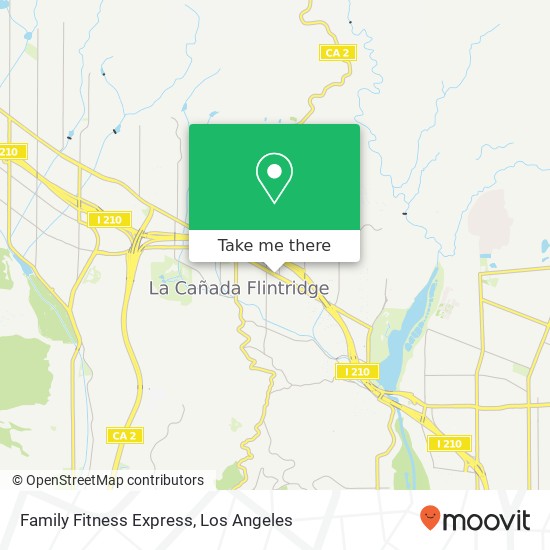 Family Fitness Express map