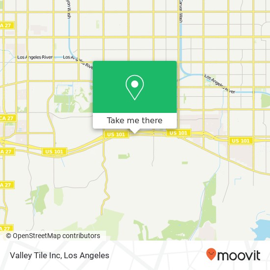 Valley Tile Inc map