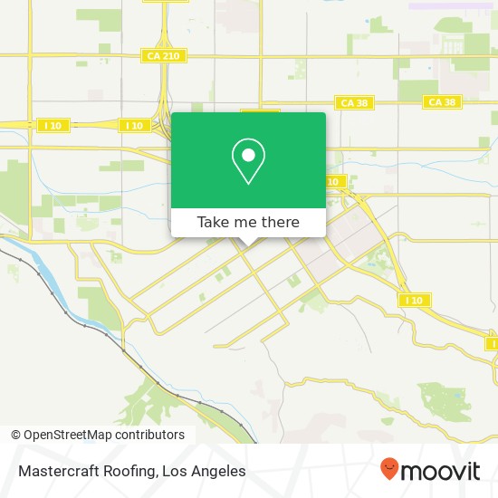 Mastercraft Roofing map