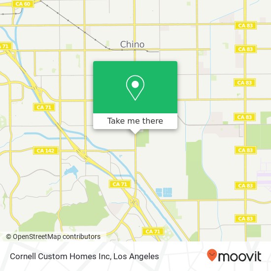 Cornell Custom Homes Inc map