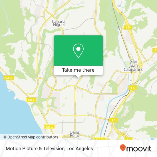 Motion Picture & Television map