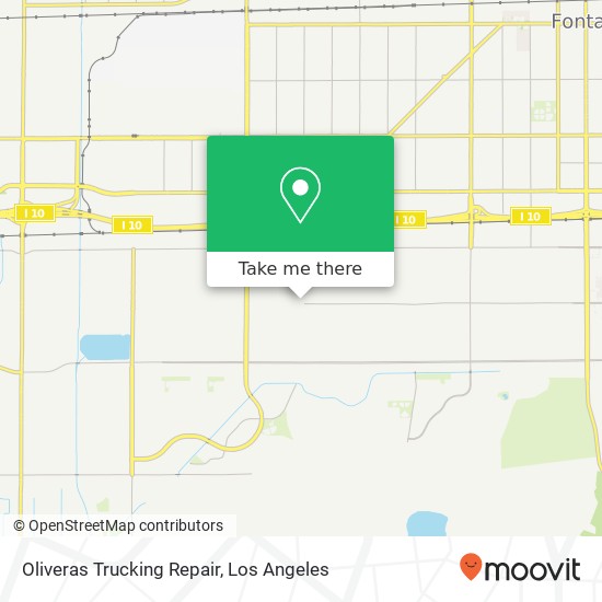 Mapa de Oliveras Trucking Repair