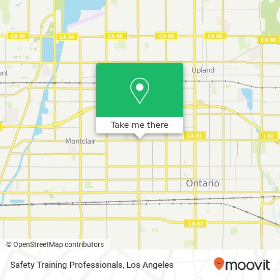 Safety Training Professionals map