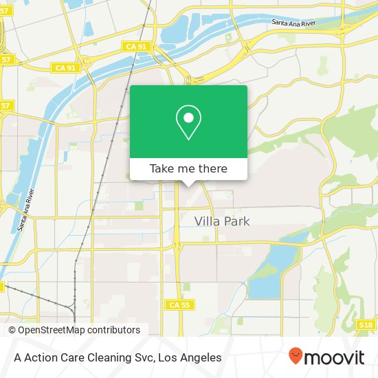 A Action Care Cleaning Svc map