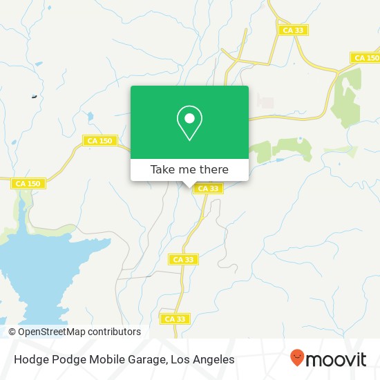 Hodge Podge Mobile Garage map