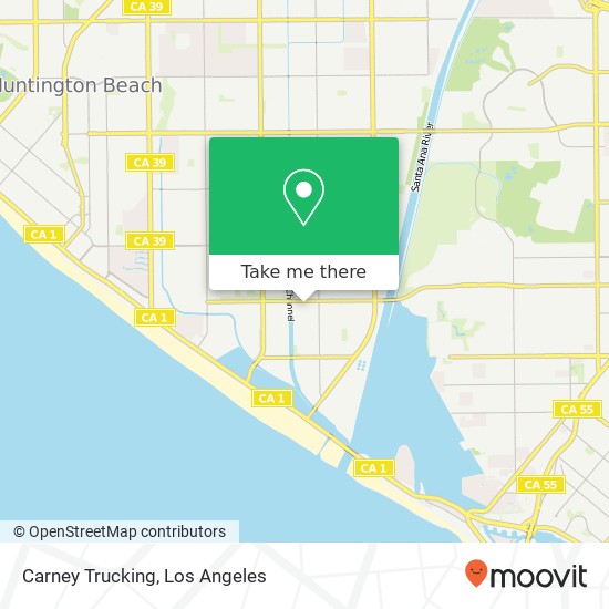 Carney Trucking map