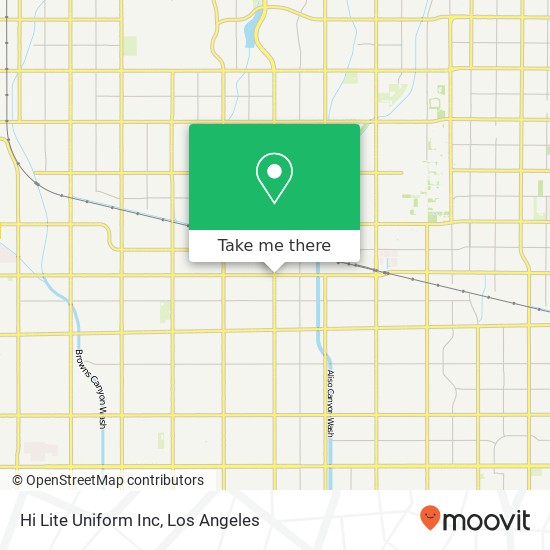 Hi Lite Uniform Inc map