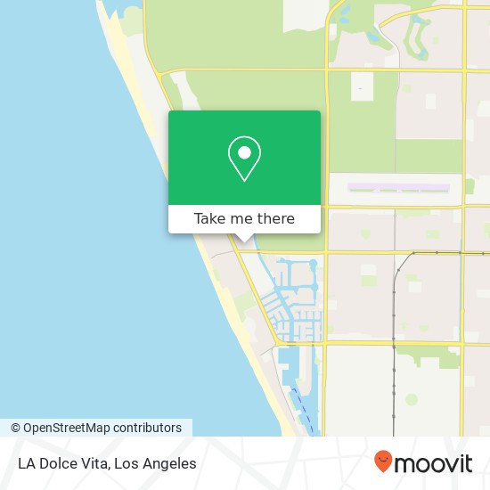 LA Dolce Vita map