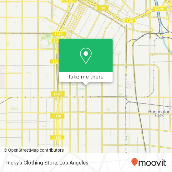 Ricky's Clothing Store map