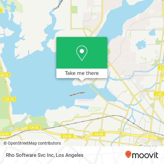 Rho Software Svc Inc map