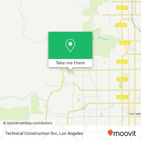 Technical Construction Svc map