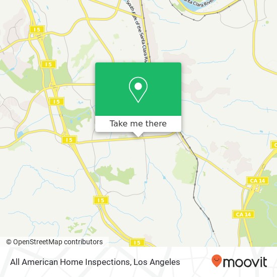 Mapa de All American Home Inspections