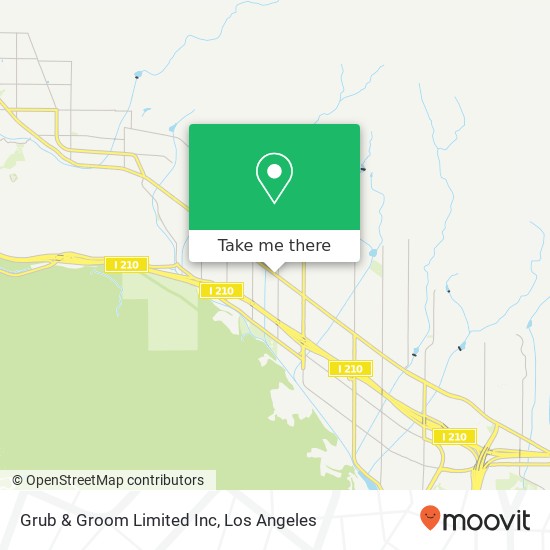 Grub & Groom Limited Inc map