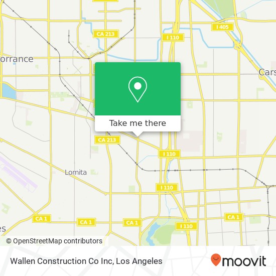 Wallen Construction Co Inc map