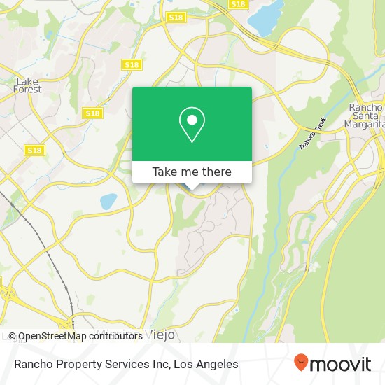 Rancho Property Services Inc map