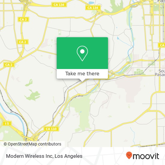 Mapa de Modern Wireless Inc